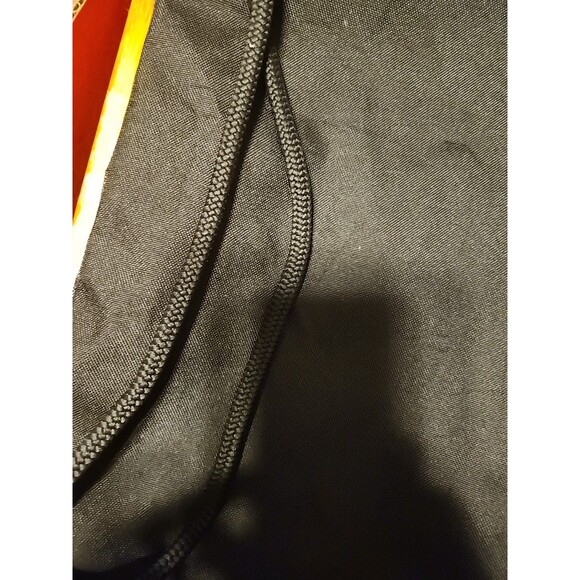 Adidas Drawstring Bag Gym Bag Black & White 3 stripes Nice - Picture 4 of 13